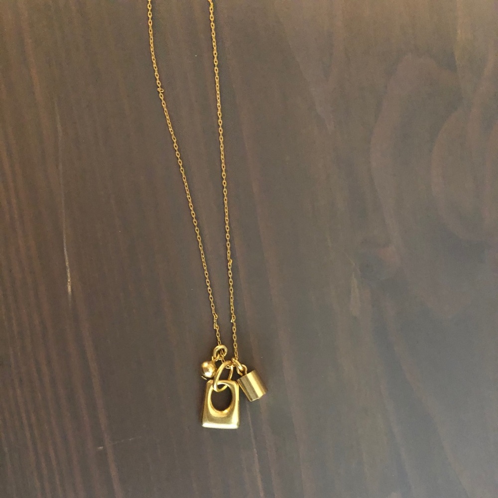 Madewell charm necklace